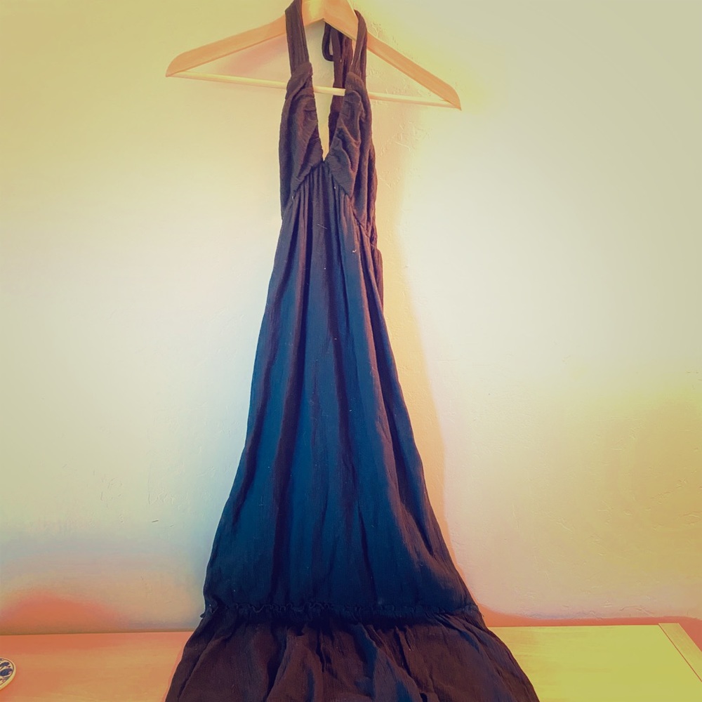 Metropark black maxi dress size S